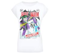 F4NT4STIC T-shirt 'DC Comics Batman Joker Playing Card Cover' mélange de couleurs / blanc, Taille 5XL
