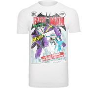 F4NT4STIC T-Shirt 'DC Comics Batman Joker Playing Card Cover' mélange de couleurs / blanc, Taille 5XL