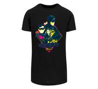 F4NT4STIC T-Shirt 'DC Comics Batman TV Series Character Pop Art' bleu marine / jaune / rose / noir, Taille XXL
