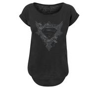 F4NT4STIC T-shirt 'DC Comics Superman My Father, My Hero' graphite / noir, Taille XXL
