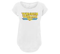 F4NT4STIC T-shirt 'DC Comics Wonder Woman' azur / jaune / blanc, Taille 4XL