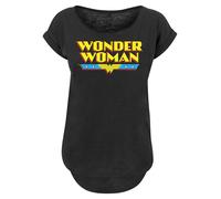 F4NT4STIC T-shirt 'DC Comics Wonder Woman' azur / jaune / rouge / noir, Taille XXL