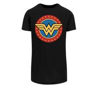 F4NT4STIC T-Shirt 'DC Comics Wonder Woman' bleu / jaune / rouge rouille / noir, Taille 5XL