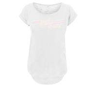 F4NT4STIC T-shirt 'DC Comics Wonder Woman' jaune fluo / rose clair / blanc, Taille 5XL