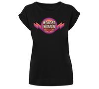 F4NT4STIC T-shirt 'DC Comics Wonder Woman Rainbow Logo' mélange de couleurs / noir, Taille XXXL