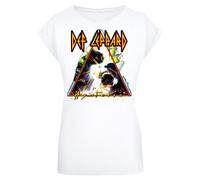 F4NT4STIC T-shirt 'Def Leppard Hysteria' mélange de couleurs / blanc, Taille XL