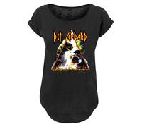 F4NT4STIC T-shirt 'Def Leppard Hysteria' mélange de couleurs / noir, Taille XL