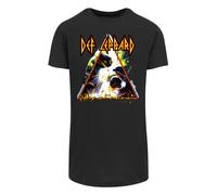 F4NT4STIC T-Shirt 'Def Leppard Hysteria' mélange de couleurs / noir, Taille XS