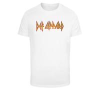 F4NT4STIC T-Shirt 'Def Leppard' jaune / rouge / blanc, Taille XL