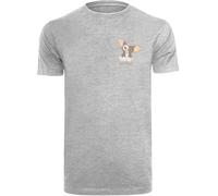 F4NT4STIC T-Shirt 'Die Gremlins Gizmo Kleine Monster' nude / moka / gris chiné / blanc, Taille M