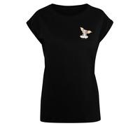 F4NT4STIC T-shirt 'Die Gremlins Gizmo Kleine Monster' taupe / abricot / noir / blanc cassé, Taille S