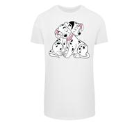 F4NT4STIC T-Shirt 'Disney 101 Dalmatians Puppy Love' noir / blanc, Taille 5XL