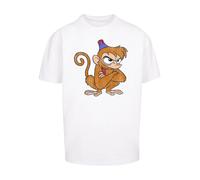 F4NT4STIC T-Shirt 'Disney Aladdin Angry Abu' nude / camel / violet / blanc, Taille L