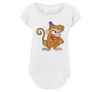 F4NT4STIC T-shirt 'Disney Aladdin Classic Angry Abu' beige / bleu / marron / blanc chiné, Taille XXXL