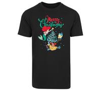 F4NT4STIC T-Shirt 'Disney Arielle die Meerjungfrau Weihnachten' bleu clair / jaune / vert / rouge / noir, Taille XXL