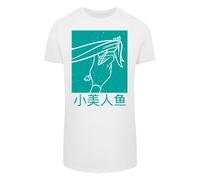 F4NT4STIC T-Shirt 'Disney Boys Arielle die Meerjungfrau Arielle die Meerjungfrau Hair Stroke' bleu cyan / blanc, Taille 5XL