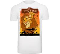 F4NT4STIC T-Shirt 'Disney Der König der Löwen Simba und Mufasa' marron / caramel / noir / blanc, Taille 5XL