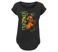 F4NT4STIC T-shirt 'Disney Die Muppets Fozzie Bear In Dublin' marron / vert / orange / noir, Taille XXXL