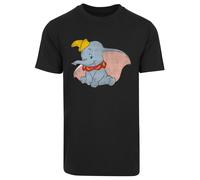 F4NT4STIC T-Shirt 'Disney Dumbo Classic' bleu clair / jaune / rose / noir, Taille 4XL