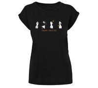 F4NT4STIC T-shirt 'Disney Frozen 2 Olaf Shape-Shifter' bleu / orange / noir / blanc, Taille M
