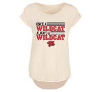 F4NT4STIC T-shirt 'Disney High School Musical Once a Wildcat Always a Wildcat' sable / rouge / noir, Taille XL