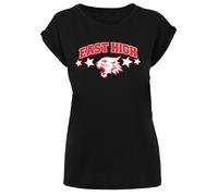 F4NT4STIC T-shirt 'Disney High School Musical The Musical Wildcat Stars' rouge / noir / blanc, Taille M
