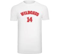 F4NT4STIC T-Shirt 'Disney High School Musical The Musical Wildcats 14' rouge / blanc, Taille XL