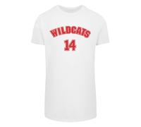 F4NT4STIC T-Shirt 'Disney High School Musical The Musical Wildcats 14' rouge / blanc, Taille XS