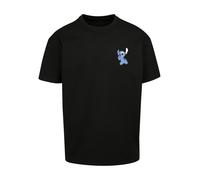 F4NT4STIC T-Shirt 'Disney Lilo And Stitch' bleu roi / mauve / noir / blanc, Taille XL