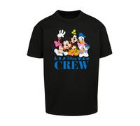 F4NT4STIC T-Shirt 'Disney Mickey Mouse Disney Friends' bleu roi / orange / noir / blanc, Taille L