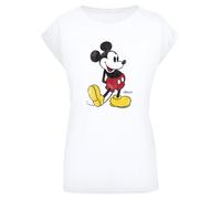 F4NT4STIC T-shirt 'Disney Mickey Mouse' jaune / rouge / noir / blanc, Taille XS
