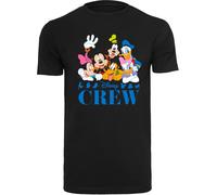 F4NT4STIC T-Shirt 'Disney Micky Maus Disney Friends' bleu / orange / noir / blanc, Taille M