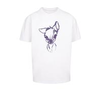 F4NT4STIC T-Shirt 'Disney Mood' violet foncé / blanc, Taille XS