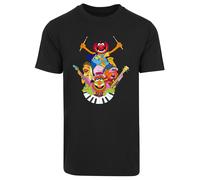 F4NT4STIC T-Shirt 'Disney Muppets Dr. Teeth and The Electric Mayhem' azur / vert / orange / noir, Taille M
