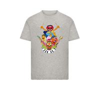 F4NT4STIC T-Shirt 'Disney Muppets-Dr.-Teeth-and-The-Electric-Mayhem' bleu / jaune / gris / vert / rouge / blanc, Taille 110-116