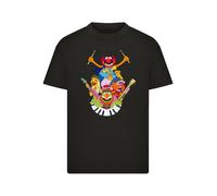 F4NT4STIC T-Shirt 'Disney Muppets Dr.Teeth And The Electric Mayhem' mélange de couleurs / noir, Taille 158-164