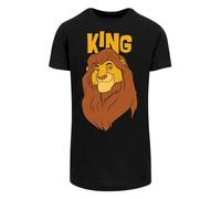 F4NT4STIC T-Shirt 'Disney The König der Löwen Mufasa King' marron / jaune / noir, Taille XXL