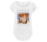 F4NT4STIC T-shirt 'Disney Winnie Puuh Der Bär Christopher Robin Montage' mélange de couleurs / blanc, Taille XS