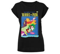 F4NT4STIC T-shirt 'Disney Winnie Puuh Poster' bleu / jaune / vert / noir, Taille XXXL