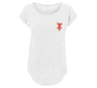 F4NT4STIC T-shirt 'Disney Winnie The Pooh Tigger Chest' rouge / blanc, Taille XS