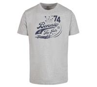 F4NT4STIC T-Shirt 'Elton John Bennie And The Jets' bleu marine / gris, Taille S