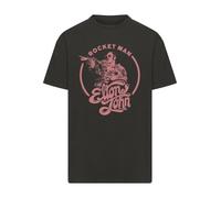 F4NT4STIC T-Shirt 'Elton John Rocketman' rose / noir, Taille XS