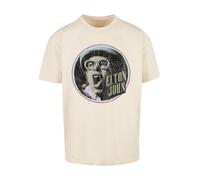 F4NT4STIC T-Shirt 'Elton John Vintage Circle' sable / mélange de couleurs, Taille L