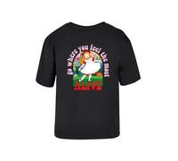 F4NT4STIC T-shirt ' Everyday Tee 'Alice im Wunderland Heroes of Childhood' mélange de couleurs / noir, Taille S