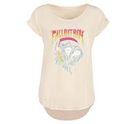 F4NT4STIC T-shirt 'Fall Out Boy Rock And Roll Reaper' sable / bleu / jaune / rose foncé, Taille XXXL