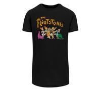 F4NT4STIC T-Shirt 'Familie Feuerstein The Flintstones Group Distressed' mélange de couleurs / noir, Taille M