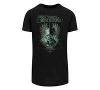 F4NT4STIC T-Shirt 'Fantastic Beasts The Crimes Of Grindelwald Wand Split' gris / vert / sapin / noir, Taille S