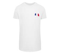 F4NT4STIC T-Shirt 'France Frankreich Flagge Fahne' bleu / rouge / blanc, Taille M