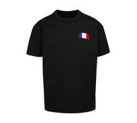F4NT4STIC T-Shirt 'France Frankreich Flagge Fahne' bleu / rouge / noir / blanc, Taille M