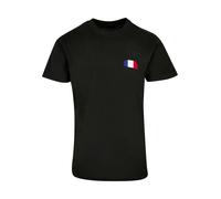 F4NT4STIC T-Shirt 'Frankreich Flagge France' mélange de couleurs / noir, Taille XXL